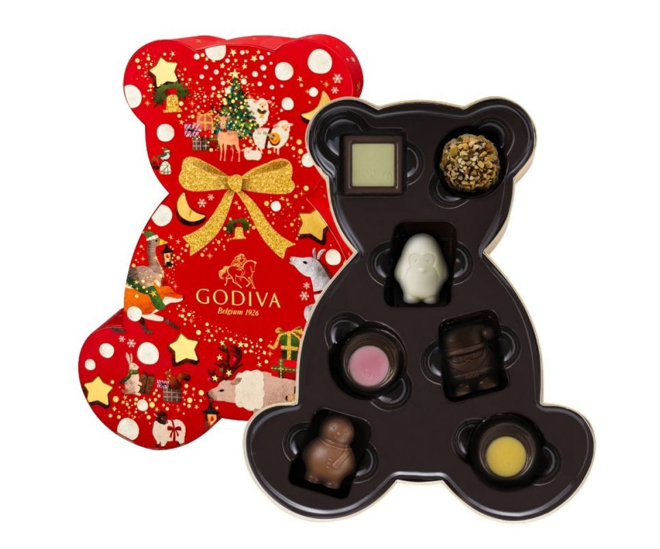 Holiday Chocolate Bear Gift Box 7pcs